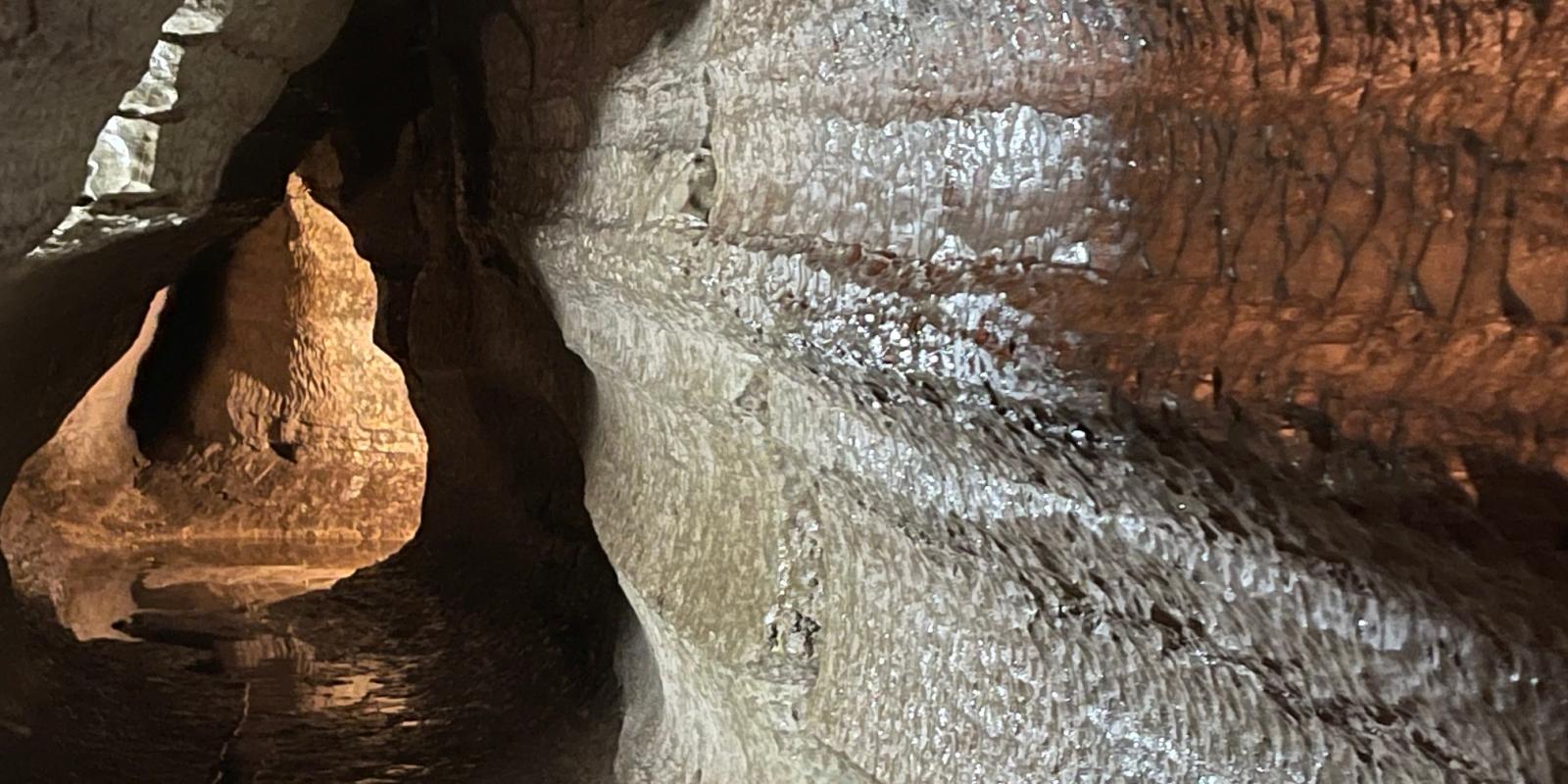 Inside the caves